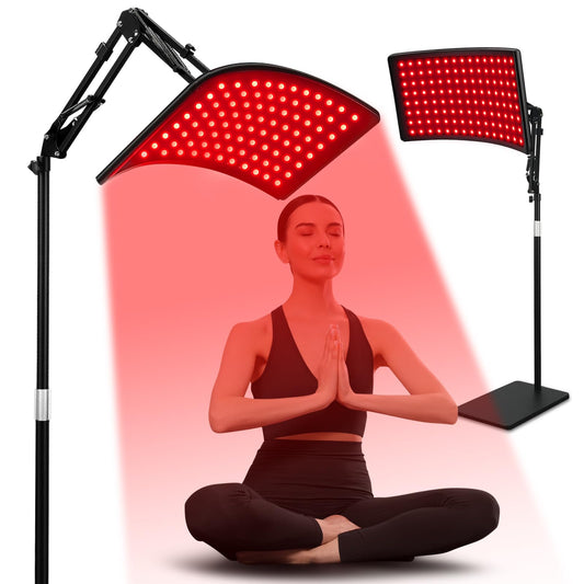 Viconor Red Light Therapy for Face and Body, Red Infrared Light Therapy Lamp with Stand Led 660nm & 850nm Infrared Light Device for Body