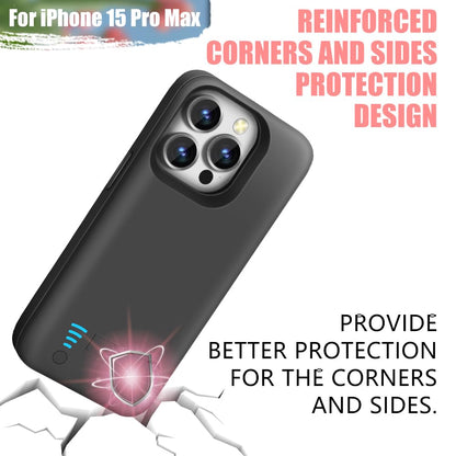 Sitong battery case — 6000mAh rechargeable extended battery for iPhone 15 Pro Max