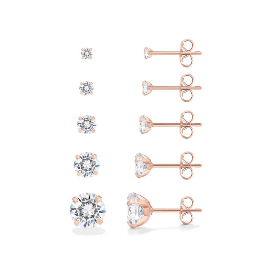 Earrings — PAVOI waterproof stud earrings set with cubic zirconia