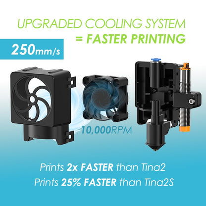 Fully Assembled Mini 3D Printer for Kids and Beginners - Complete Starter Kit with Auto Leveling 3D Printing Machine, 10M PLA Filament, and SD Card - WiFi 3D Home Printer for MAC Windows Linux (Green)