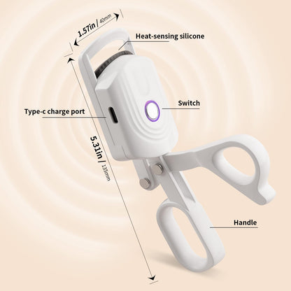 Docolor eyelash curler — ergonomic design for comfortable use