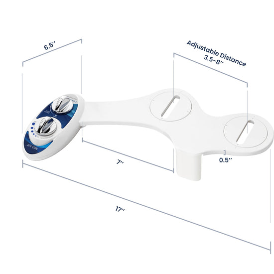 LUXE bidet NEO 120 — self-cleaning non-electric bidet attachment for toilet seat