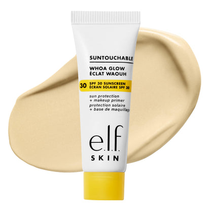 e.l.f. sunscreen — Suntouchable whoa glow SPF 30