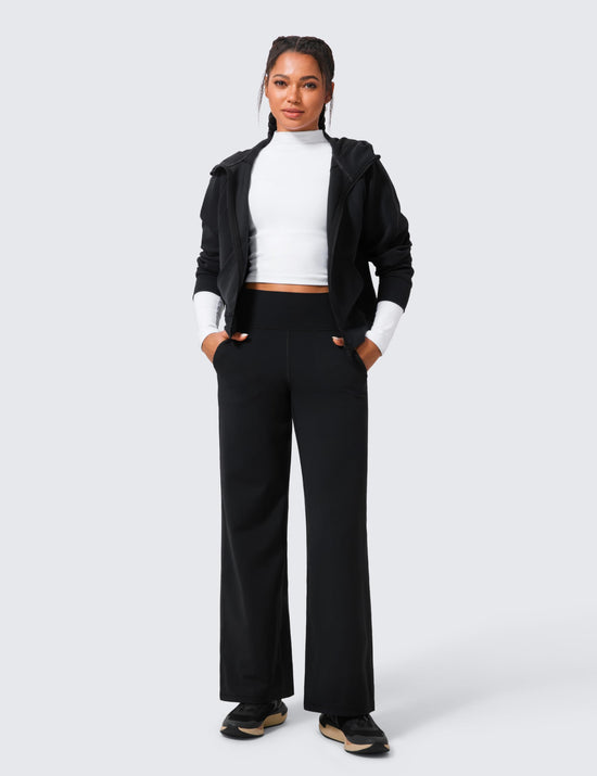 CRZ YOGA wide leg pants - Buttery soft high waisted with pockets 29/31/33 sizes