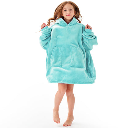 Aemicion wearable blanket hoodie for adults and kids, great gift option for birthdays