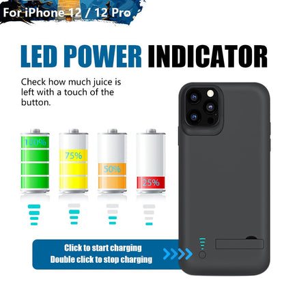 Sitong battery case for iPhone 12 & iPhone 12 Pro with 5000mAh capacity