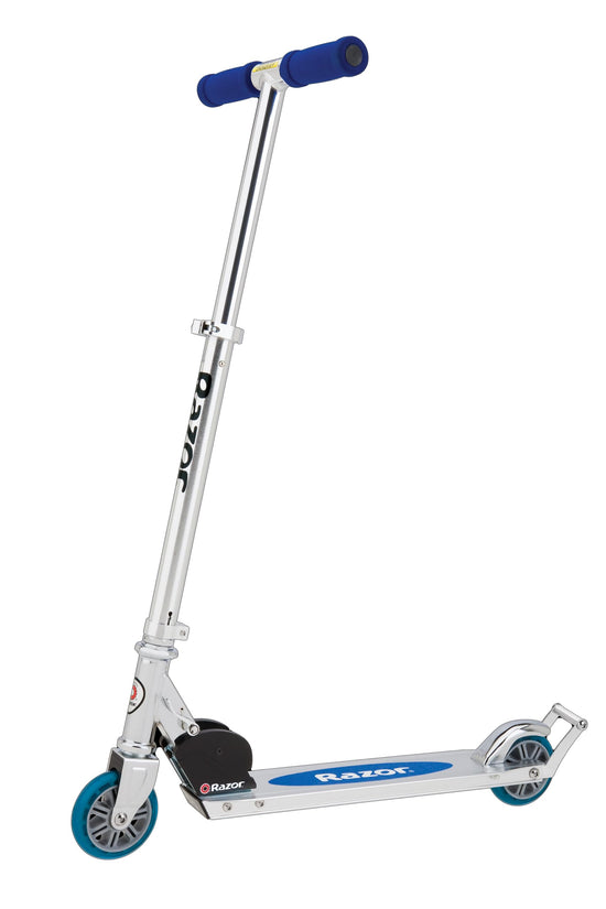 Razor AW kick scooter — Lightweight and foldable design with adjustable handlebars and wheelie bar