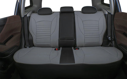 EKR vehicle seat cover — leather full set for KIA Sportage 2017-2022 in black/gray