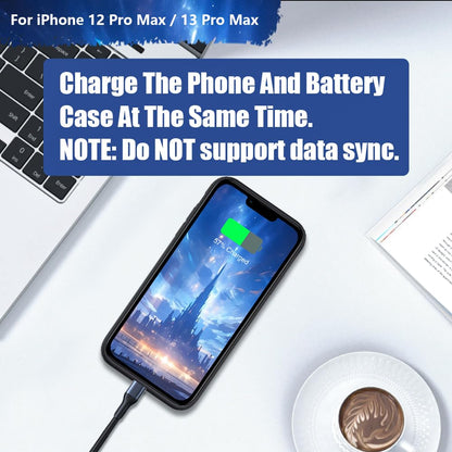 Sitong cellular phone case — 6000mAh rechargeable battery for iPhone 12/13 Pro Max