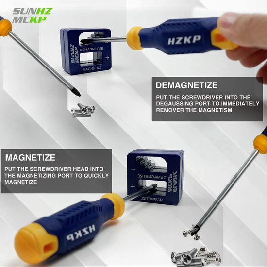SUNHZMCKP drain strainer — magnetic design with sturdy toolbox and 66 pieces