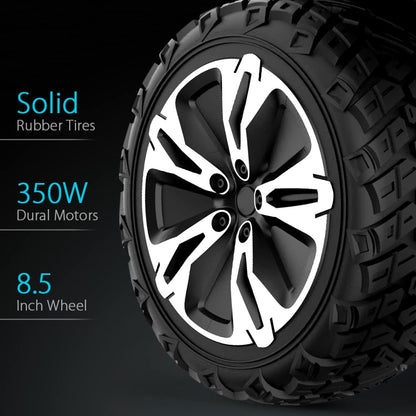 Gyroor Warrior self balancing electric vehicle with Bluetooth speakers and LED lights