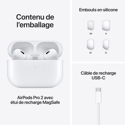 Apple AirPods Pro wireless headphones — up to 2X more active noise cancelling
