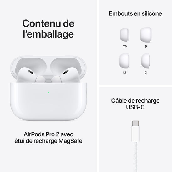 Apple AirPods Pro wireless headphones — up to 2X more active noise cancelling