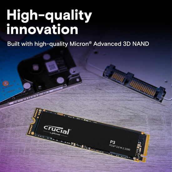 Computer drive — Crucial P3 2TB NVMe M.2 SSD