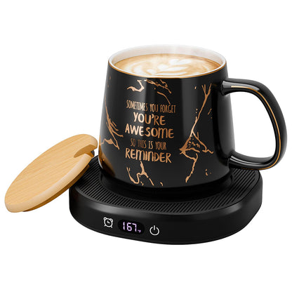 Bsigo smart coffee mug warmer — temperature setting and auto shut off features