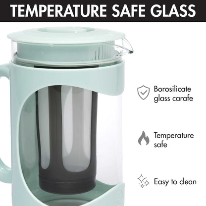 Primula Burke cold brew coffee maker — durable glass carafe with comfort grip handle