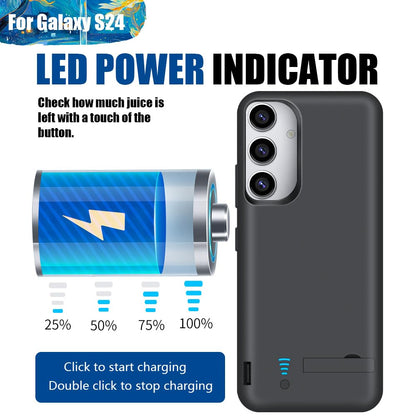 Sitong battery case for Samsung Galaxy S24 - 5000mAh rechargeable power case