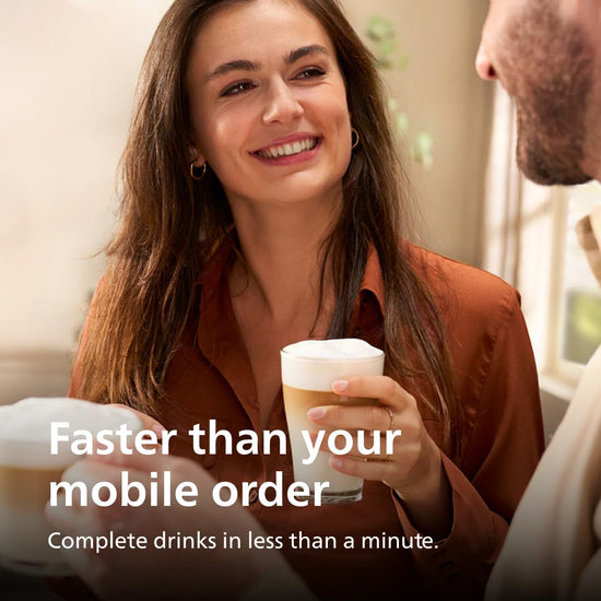 Philips espresso machine — fully automatic with milk frother and touch display
