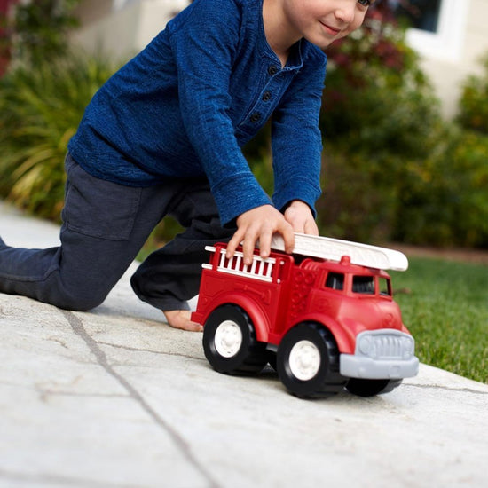 Non-riding toy vehicle — Green Toys fire truck, BPA free and phthalates free