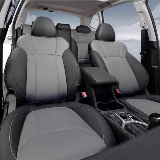HKZ vehicle seat cover — Custom fit leather for Subaru Crosstrek 2018-2023