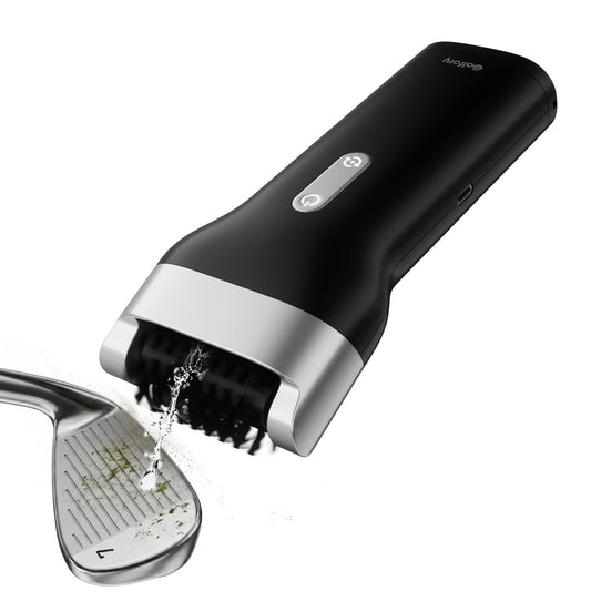 Golfory Electric Golf Club Cleaner Brush with Water,Portable Golf Brush and Groove Cleaner,800RPM Motor,60ml Tank,Type-C Rechargeable,Quick-Replace Nylon Brush Head,Golf Accessories for Men,Golf Gifts