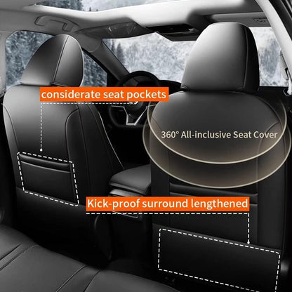 AOMSAZTO vehicle seat cover - Custom fit faux leather for Nissan Sentra 2020-2025