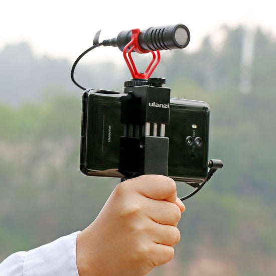 Camera support — ULANZI ST-02S aluminum phone tripod mount with cold shoe mount