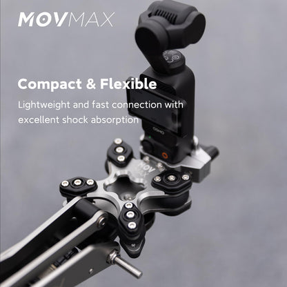 MOVMAX Blade Arm Vibration Isolator for DJI Osmo Pocket 4/3 with Hoop Connector, Blade Arm Accessories