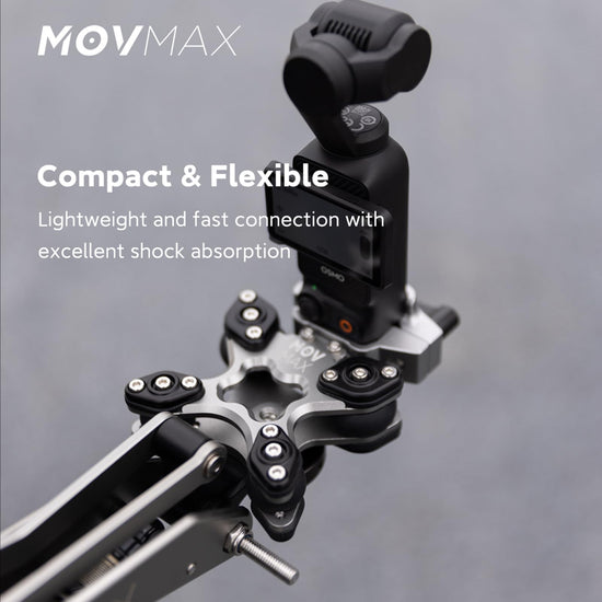 MOVMAX Blade Arm Vibration Isolator for DJI Osmo Pocket 4/3 with Hoop Connector, Blade Arm Accessories