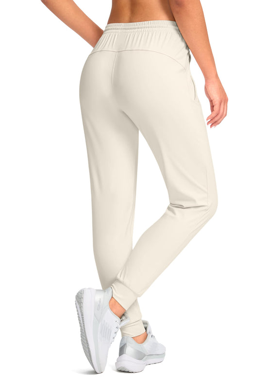 G Gradual Women's Joggers Pants with Zipper Pockets Tapered Running Sweatpants for Women Lounge, Jogging
