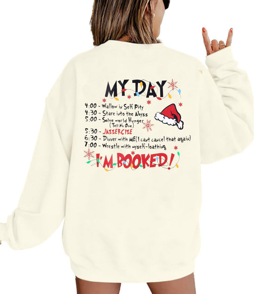 VILOVE sweatshirt — Merry Christmas design for women