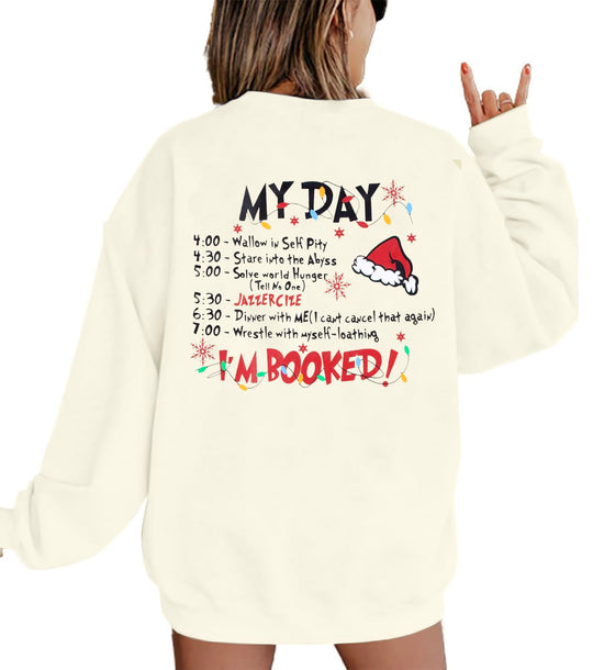 VILOVE sweatshirt — Merry Christmas design for women