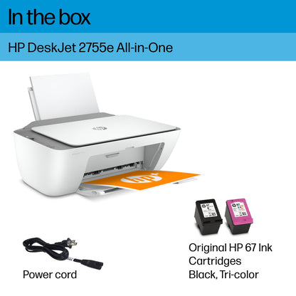 HP DeskJet 2855e printer — wireless all-in-one color inkjet functionality