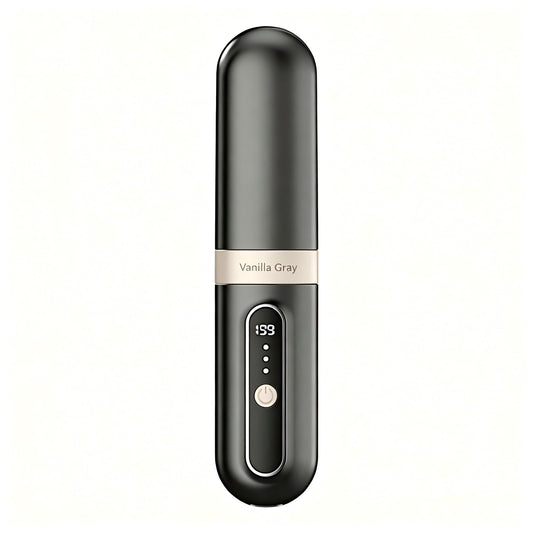 Hair straightener brush — Portable cordless design with negative ions