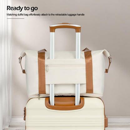 Coolife luggage set — Hardside carry on suitcase with TSA lock and spinner wheels