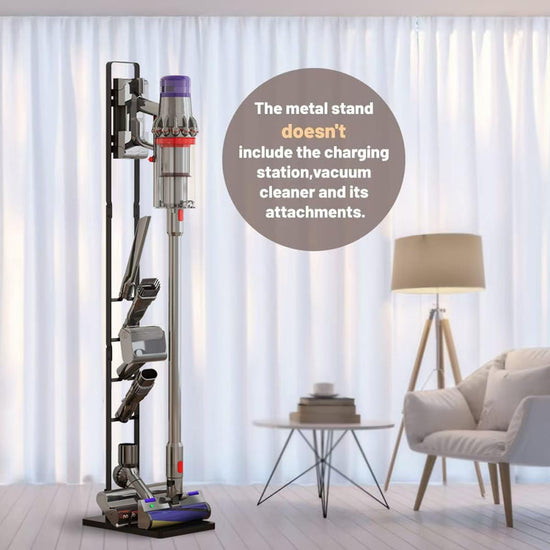 Item stand — Stable metal storage bracket for Dyson cordless vacuum cleaners and accessories