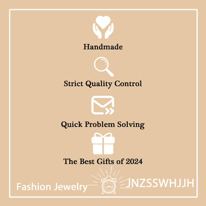 JNZSSWHJJH bracelet — 18K gold plated initial letter charm bracelet
