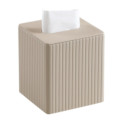 MEIBOOCH facial tissue holder — PU leather with magnetic closure