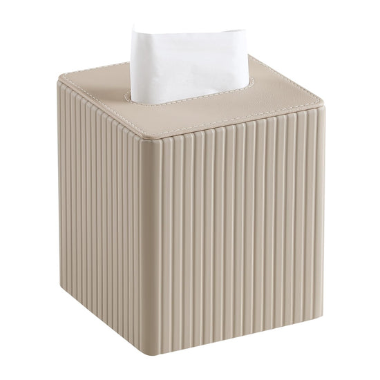 MEIBOOCH facial tissue holder — PU leather with magnetic closure