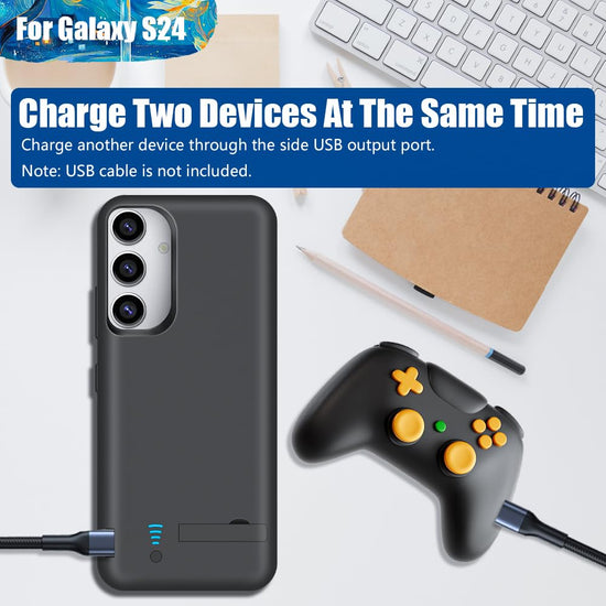 Sitong battery case for Samsung Galaxy S24 - 5000mAh rechargeable power case