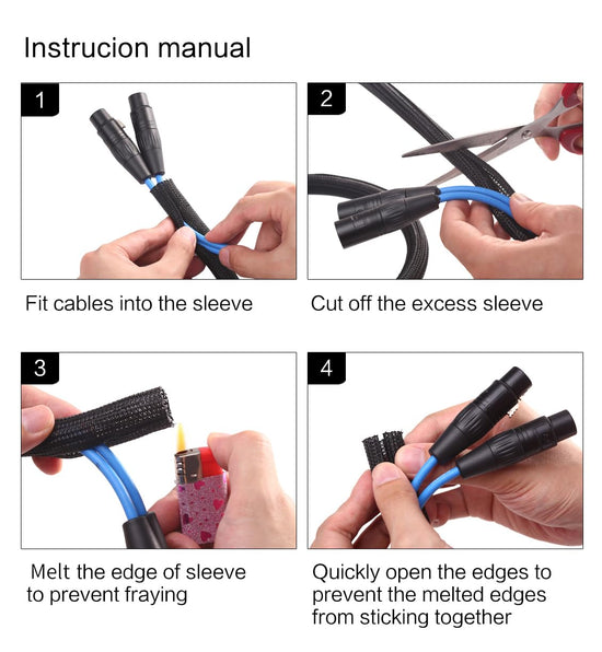 Cord management cover — Alex Tech cord protector for USB and audio video cables