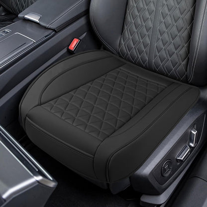 Vehicle seat cover — Luxury faux leather with storage pocket and anti-slip design