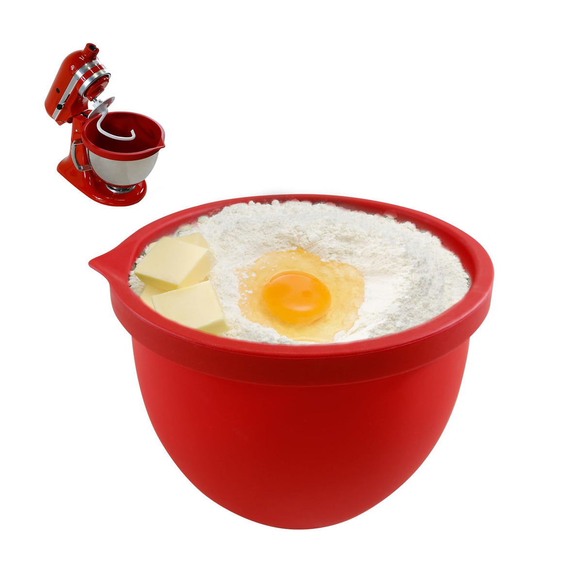 Silicone liner for KitchenAid 5 qt model