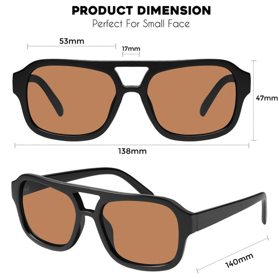 mosanana aviator sunglasses for women with small face narrow style MS52362