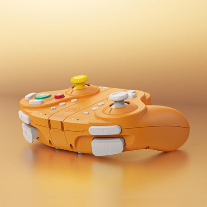 Video game controller — NYXI Wizard Gamecube switch controller in yellow