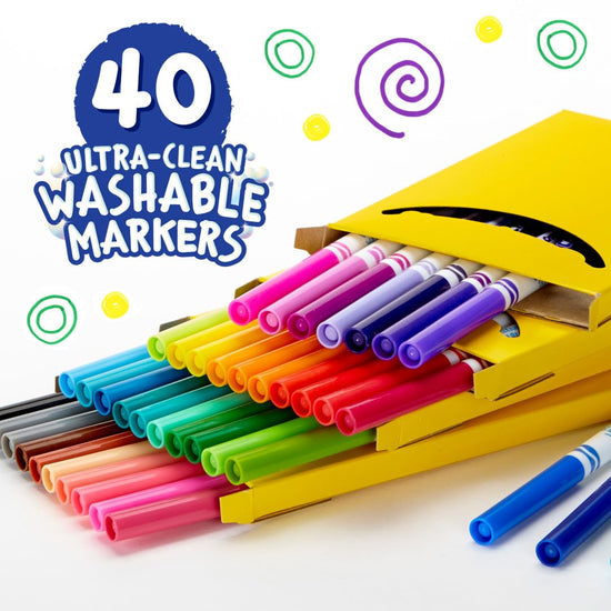 Writing instrument — Crayola markers for vibrant colors and smooth application