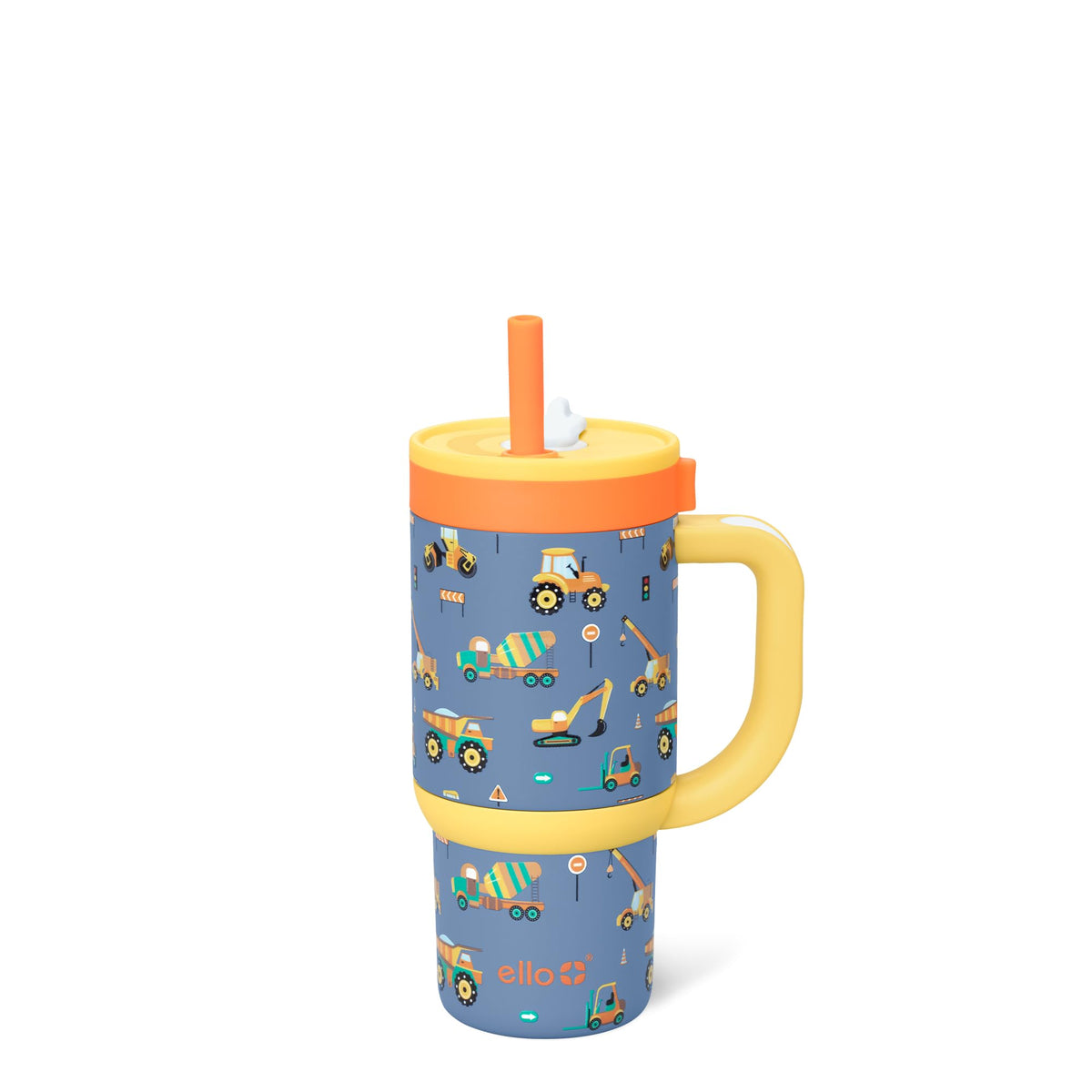 Ello Oasis tumbler — 40 oz with handle and retracting straw