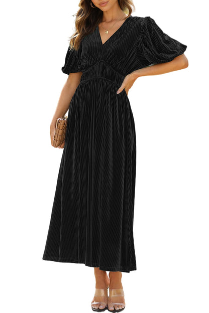 Sissyaki women's velvet formal dress - fall winter wedding guest style 2026