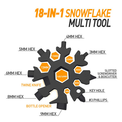 Hinshark multitool — snowflake design