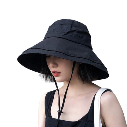 DRIONO wide brim bucket hat — UPF50+ sun protection and adjustable brim